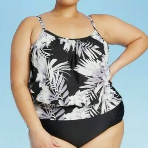 Women's Blouson Tankini Top